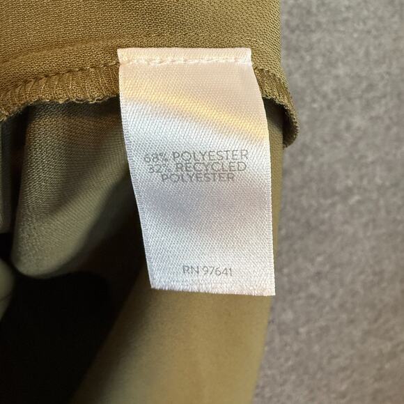 J.Jill Shirt Womens 3X XXXL Green Button Up Flowy Bohemian Plus Size Blouse - Picture 6 of 10